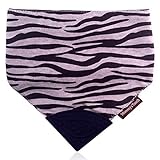 Reversable Zebra/Black Stripes Print Soft Cotton Baby Teething Bandana, Teething Bib, Drool Bib [並行輸
