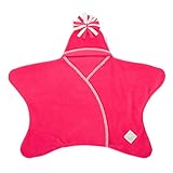 Tuppence & Crumble タッペンスアンドクランブル Star Baby Wrap スターラップ Brights ０－４ヶ月 ブライトピンク BFSTARWb おくるみ [並行輸入品]