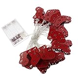 P Prettyia LEDストリングライト　装飾ライト　電池式　誕生日・結婚式・クリスマス・新年などに適用　装飾　2ｍ