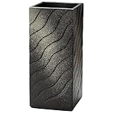 信楽焼 へちもん 傘立 灰掛風紋 四角 2-2949