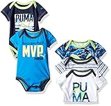 Puma Baby Boys ' 5 - Packボディスーツ カラー: ブルー