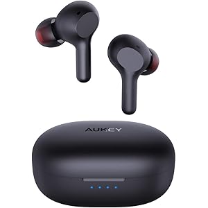 AUKEY(オーキー)完全ワイヤレスイヤホン Bluetooth 5.0【IPX5防水規格/最大25時間音楽再生/片耳モ…