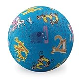 Crocodile Creek Jungle 123 Playground Ball, Lime Green, 7" [並行輸入品]