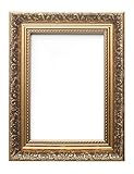 (18cm x 13cm, Gold) - Gold-18cm x 13cm - Ornate swept Antique style French Baroque Style Picture Fra