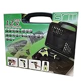 SR-tools 充電式 電動ドリルドライバーセット リチウムイオン電池 12v 18段クラッチ機能