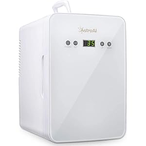 AstroAI 冷蔵庫 小型 ミニ冷蔵庫 小型冷蔵庫 冷温庫 2℃~60℃温度調整可能 6L 化粧品 小型でポータブル…