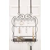 大きな装飾Hangingをドアのジュエリー、ベルトオーガナイザー、フック、ブロンズ 19 Hooks ゴールド HC-151201