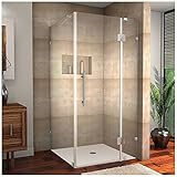 Aston Avalux完全にフレームレスシャワーエンクロージャ 39" x 34" x 72" SEN987-CH-3934-10 1