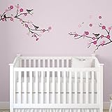 Blossoms and Branches Decorative Peel & Stick Wall Art Sticker Decals by CherryCreek Decals