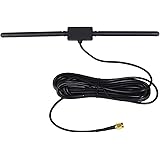 MAXWIN(マックスウィン) ダイポールアンテナ 地デジ 車載 アンテナ フルセグ ワンセグ 高感度 12V ロッド SMA TV テレビ 受信 ケーブル長さ約4m DAN38