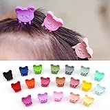 Sc0nni 30Pcs bangs mini hair claw clip hair pin for little girls Random Assorted colored [並行輸入品]