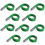 SEIKOH スリングベルト 10本セット 2m 幅50mm 使用荷重2000kg ナイロンスリング 吊上げ 牽引