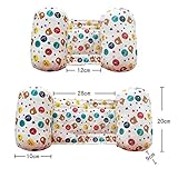 Giyomi ベビー用 寝返り予防 クッション 枕 くま スター柄 枕セット　中央くぼみ枕 (寝返り予防 クッション)