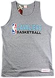 Cleveland Cavaliers Nba Mitchell & Nessメンズチームissuedグレータンクトップ グレイ