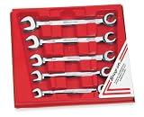 スナップオン Snap-on オープンエンド&フレアナットレンチ インチサイズ 5ピースセット 【並行輸入】 RXS605B