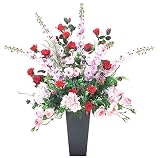 造花 光触媒 アートフラワー アレンジ レッドスター 303A30052