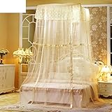 Baby Mosquito Net赤ちゃん幼児用ベッドCribドームキャノピーネッティングno bite me Bug Repellant 150x200cm(59x79inch) イエロー ENDO