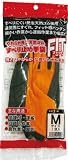 手のひらフィット手袋 黒x黄 M 1双