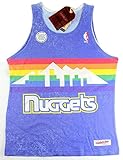 デンバー・ナゲッツNBA Mitchell & NessメンズPlayoff Win昇華タンクトップ 3L ブルー