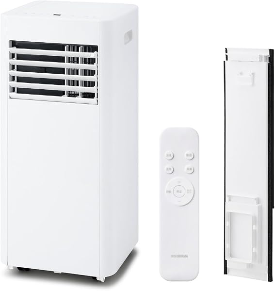 【No installation required】 Iris Ohyama Air Conditioner Spot Cooler 7~10 Tatami (畳) Cooling, Blowing, Ventilation, Dehumidification, Rainy Season Countermeasures IPP-2825U White Compact High Power - 1