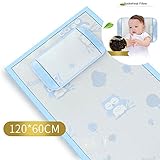 Benchmart　ベビー 冷感敷パット　ひんやり枕付き　夏 　涼しい　接触冷感 敷きパッド　赤ちゃん用 敷パッド　ひんやりマット　ベビー用ひんやりシーツ 動物柄 暑さ対策 幼児用　 ベビーベッドパッ