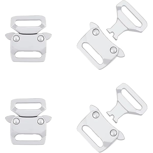 バッグサイドクリップバックル- 20個セット0.28\" メタルサスペンドハンドバ シートゥーサミット(SEA TO SUMMIT) フィールドリペアバックル 20mm