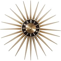 チョコ　様　売約済　エミッツタイム　サンバースト　ゴールド　ブラック　壁掛け時計 楽天市場】壁掛け時計 エミッツタイム 直径60cm サンバーストクロック