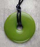 Teething Bling Pendant - Donut Shape (Peridot Green) by Smart Mom Jewelry (English Manual)