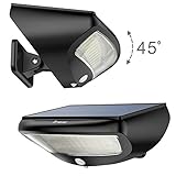 ソーラーライト iSPECLE 人感センサー付き 36LED 4400mAh大容量 太陽光充電 角度調整可 ワイヤレス IP65 防水防犯用 夜間自動点灯 広角照明 屋外 簡単取付 玄関 壁掛け 軒先