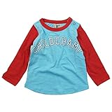 《春秋対応》 CHILD CHAMP(チャイルド チャンプ) スラブ天竺ロゴアップリケ長袖Tシャツ 95cm/S NO.C-86181106