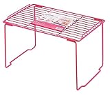 カラーストレージ積み重ね棚(L)【IT】ピンク(#9804569)(H-3431) パール金属 キッチン収納 整理