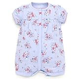 Carter's (カーターズ) フラワープリント フロントスナップ ロンパース ブルー 24m [並行輸入品]