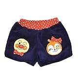 アンパンマン フリース かぼちゃ パンツ 女児 90ｃｍ/95ｃｍ(FA7437) (90ｃｍ, ネイビー)