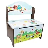 Fantasy Fields - Enchanted Woodland Thematic Kids Storage Bench | Imagination Inspiring Hand Crafted