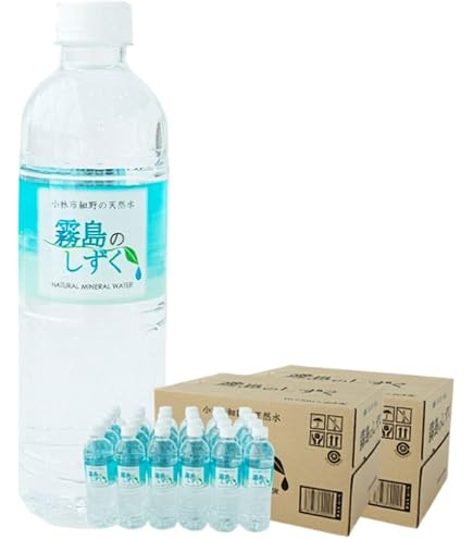 霧島天然水　のむシリカ24本×2箱 Amazon.co.jp: 霧島シリカ水源 霧島シリカ天然水 500ml ペットボトル
