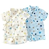 Piccolo (ピッコロ ) 甚平スーツ (80～90cm) キムラタンの子供服 (34212-182) ブルー 80