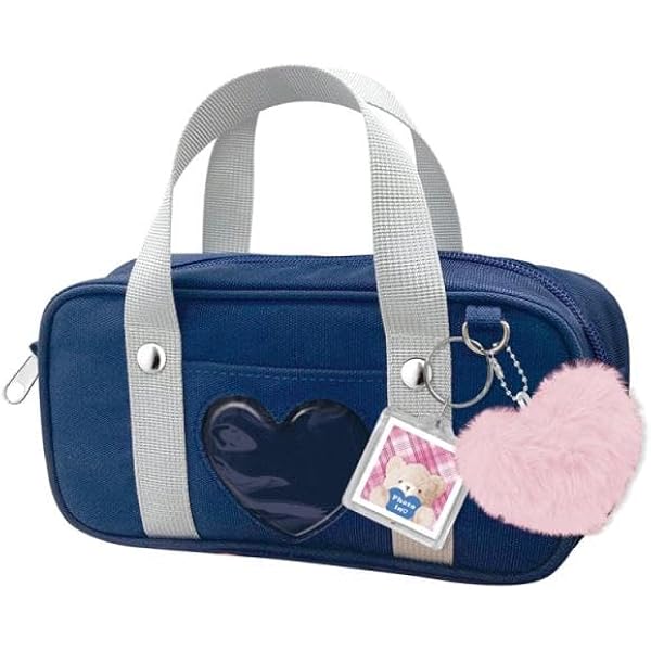 Amazon.co.jp: クーリア 平成レトロ スクールBAG型ペンポーチ ブラック 