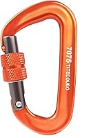 TITECOUGO 超軽量 耐荷重 12KN(1200kg) カラビナ 登山釦 多機能[キーホルダー・キャンプ・ハンモック など]5色、1個、2個、4個