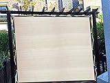 Shatex垂直シェードパネルwith 3 SidesグロメットPerfect for木製パーゴラ 6x8ft SP3G0608W
