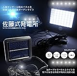 電気代0円　佐藤式発電所 ソーラー 最高級 ガーデンライト センサー 自動点灯 表玄関 駐車場 パーク ポスト ガーデン縁側 ガレージ パルコニー TASTE-NEW56LEDD