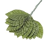 CCINEE 造花 美しい花を引き立て 葉っぱ 長さ:2inch 約5cm 広さ:1inch 約2.5cm 144個入り