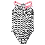 カーターズ Carter's ベビー 水着 ワンピース 紫外線カット UPF50+ Carter's Geo Print Racerback Swimsuit 12M (72-78cm)