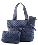 Navy Quilted Diaper Bag NVY by NGIL [並行輸入品]
