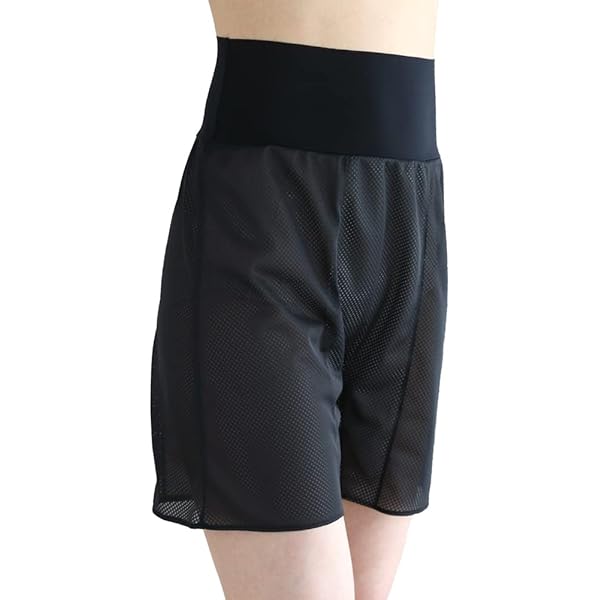 45r 黒の刺繍入りペチパンツ Amazon | [ハグフラ] 防水布付き