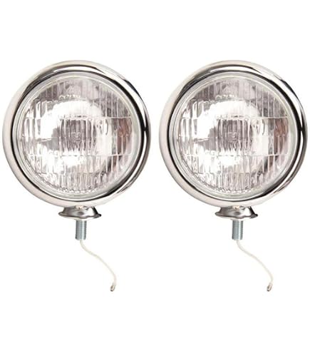 Amazon | Speedway Motors クロムヴィンテージ 12V フォグランプ