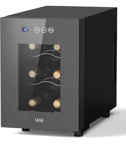 Amazon.co.jp: ワインセラー 8本収納 25L 8~18℃ ペルチェ式 庫内LED