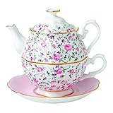 Royal Albert Rose Confetti Tea For One by Royal Doulton