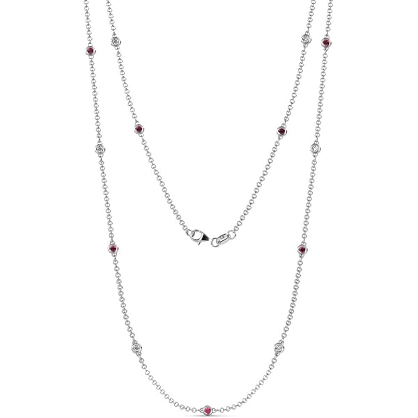 ピンクサファイア　ダイヤ　18金WG　48センチネックレス　最終価格❗ 楽天市場】ピンクサファイア ネックレスの通販