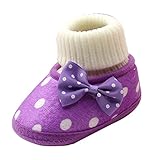 Zhhlinyuan 安定した品質 ベビー Girls Kids Winter Warm Cotton Soft Toddler Boots Shoes Gift XSX021