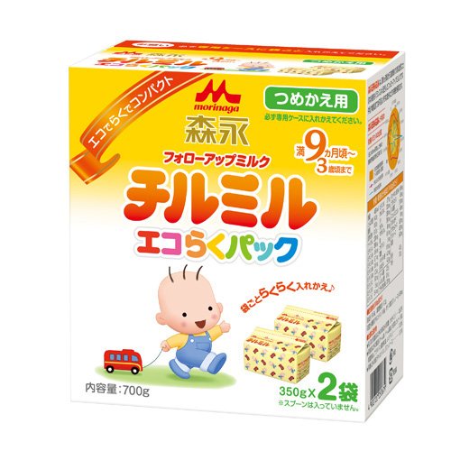 森永 フォローアップミルク チルミル エコらくパック